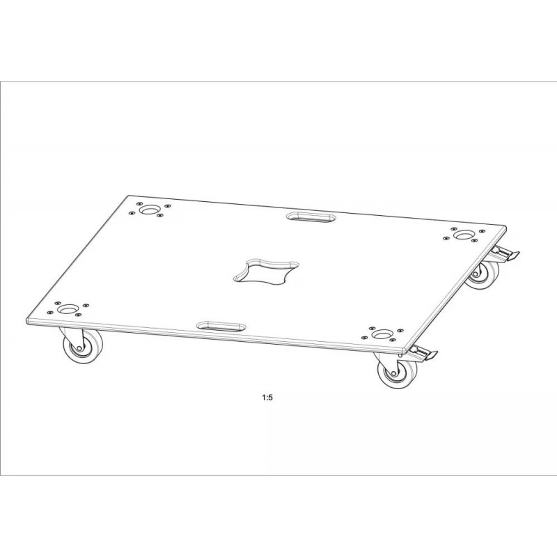 KV2 Audio VHD2.18J Cart Wózek transportowy dla VHD2.18J
